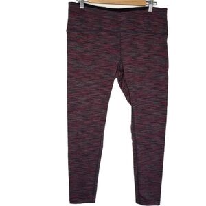 Tuff Athletics Black and Red Leggings